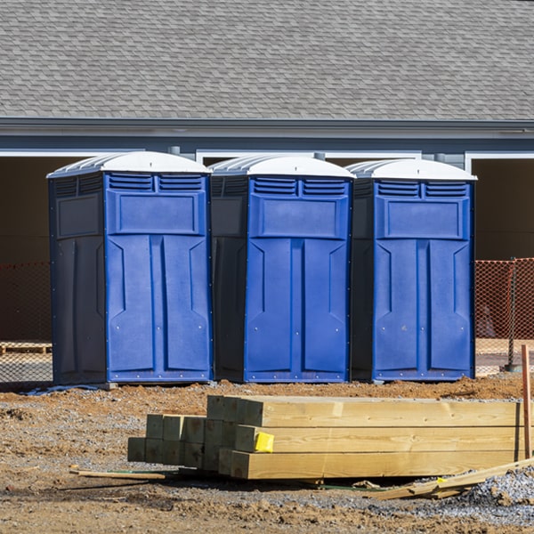 what is the expected delivery and pickup timeframe for the portable toilets in Old Lyme